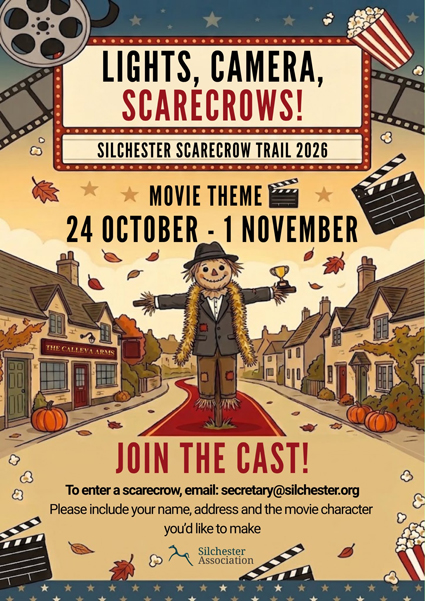 poster for web scarecrow trail 2026